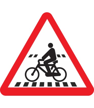 SEÑAL PELIGRO PASO DE CICLISTAS