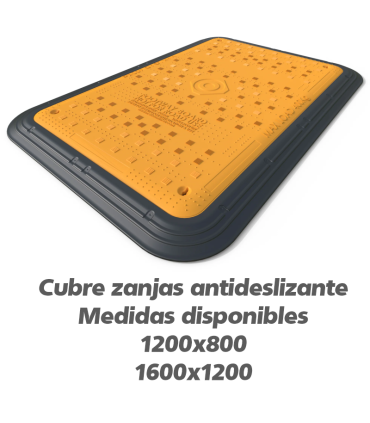 PLACA CUBRE ZANJAS ANTIDESLIZANTE