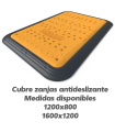 Placa cubre zanjas antideslizante